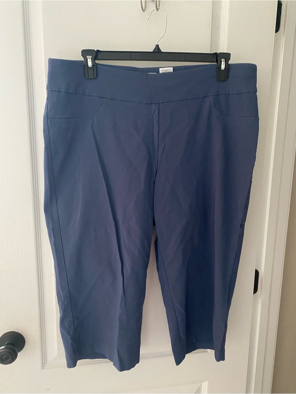 Ruby Rd. Deep Navy Pull-On Capris